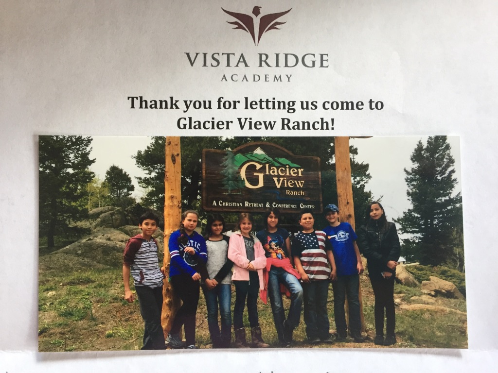 <br>Vista Ridge Outdoor Ed<br>2017